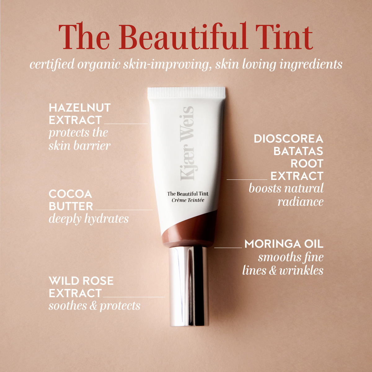 Kjaer Weis The Beautiful Tint . This product is in the color nude, for medium complexions