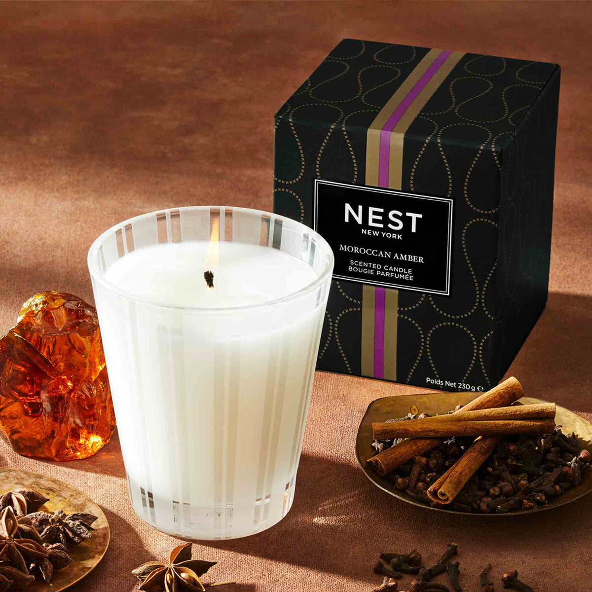 Nest Moroccan Amber Candle .