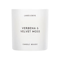 Lake & Skye Verbena and Velvet Moss Candle main image.
