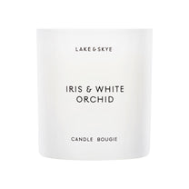 Lake & Skye Iris and White Orchid Candle main image.