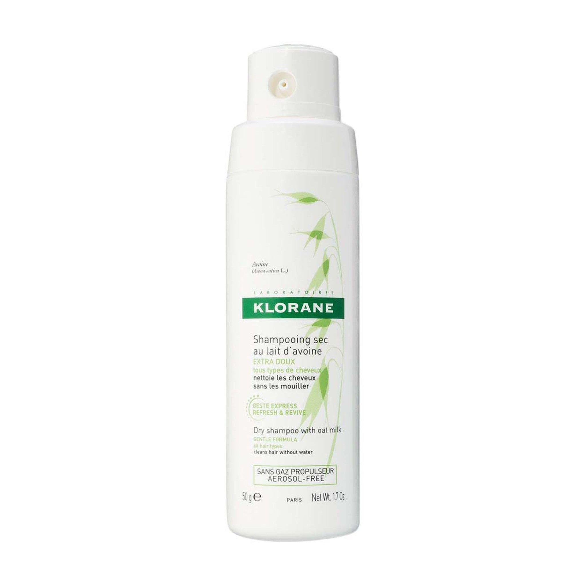 Klorane Dry Shampoo With Oat Milk Non-Aerosol main image.