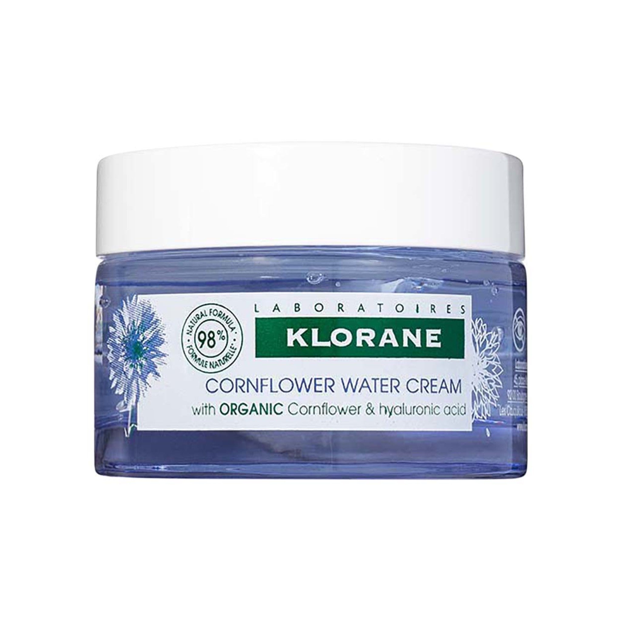 Klorane Hydrating Water Cream With Cornflower main image.