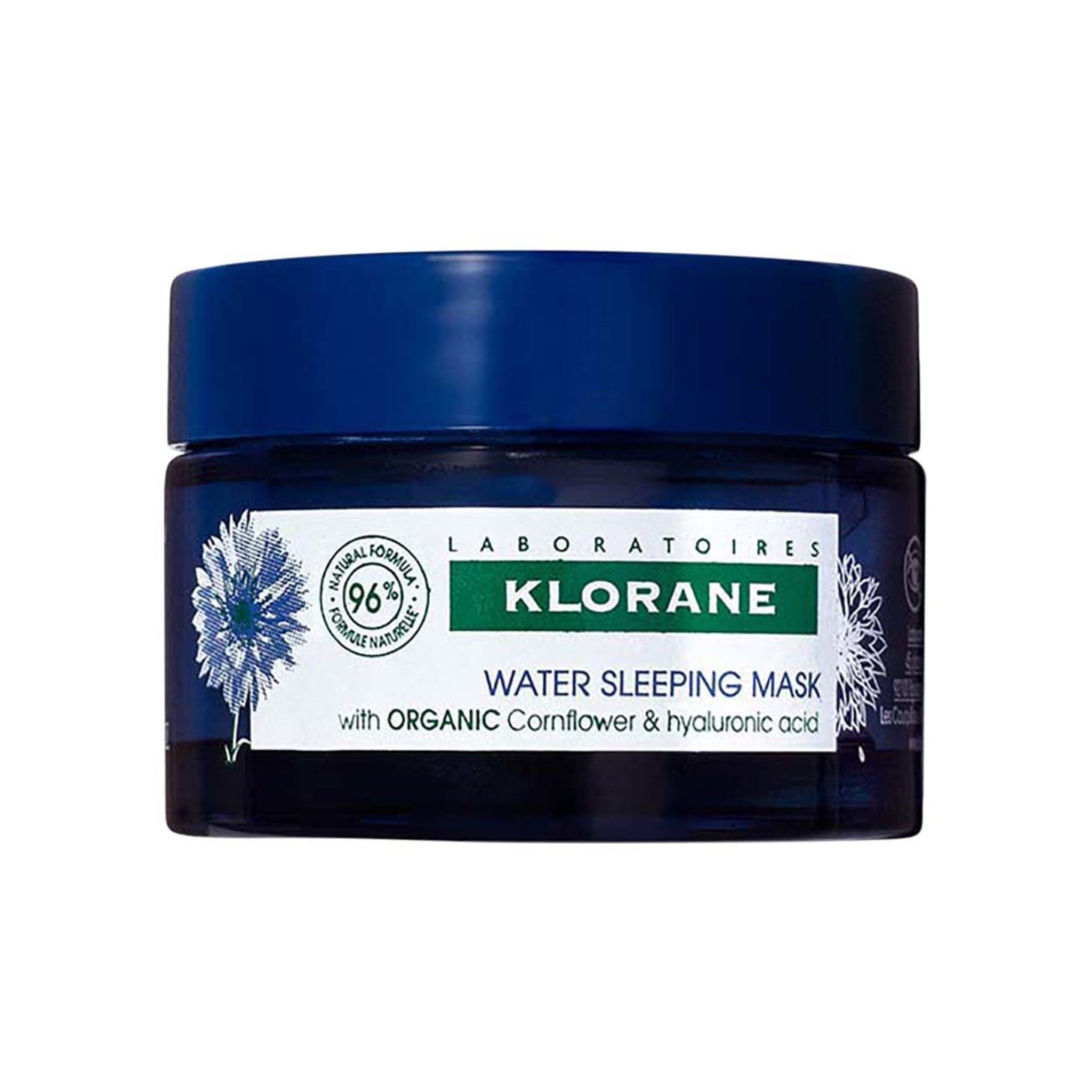 Klorane Revitalizing Water Sleeping Mask With Cornflower main image.