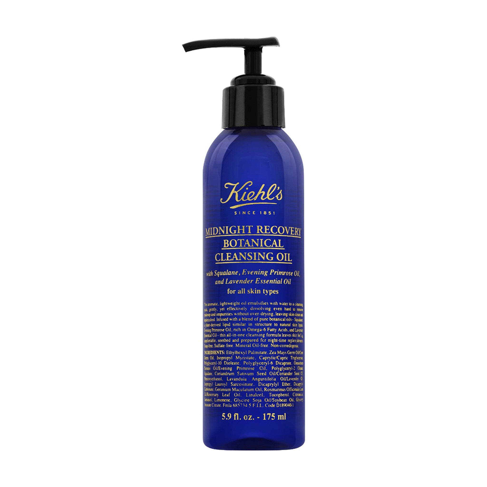 Kiehl's Since 1851 Midnight Recovery Cleansing Oil main image.