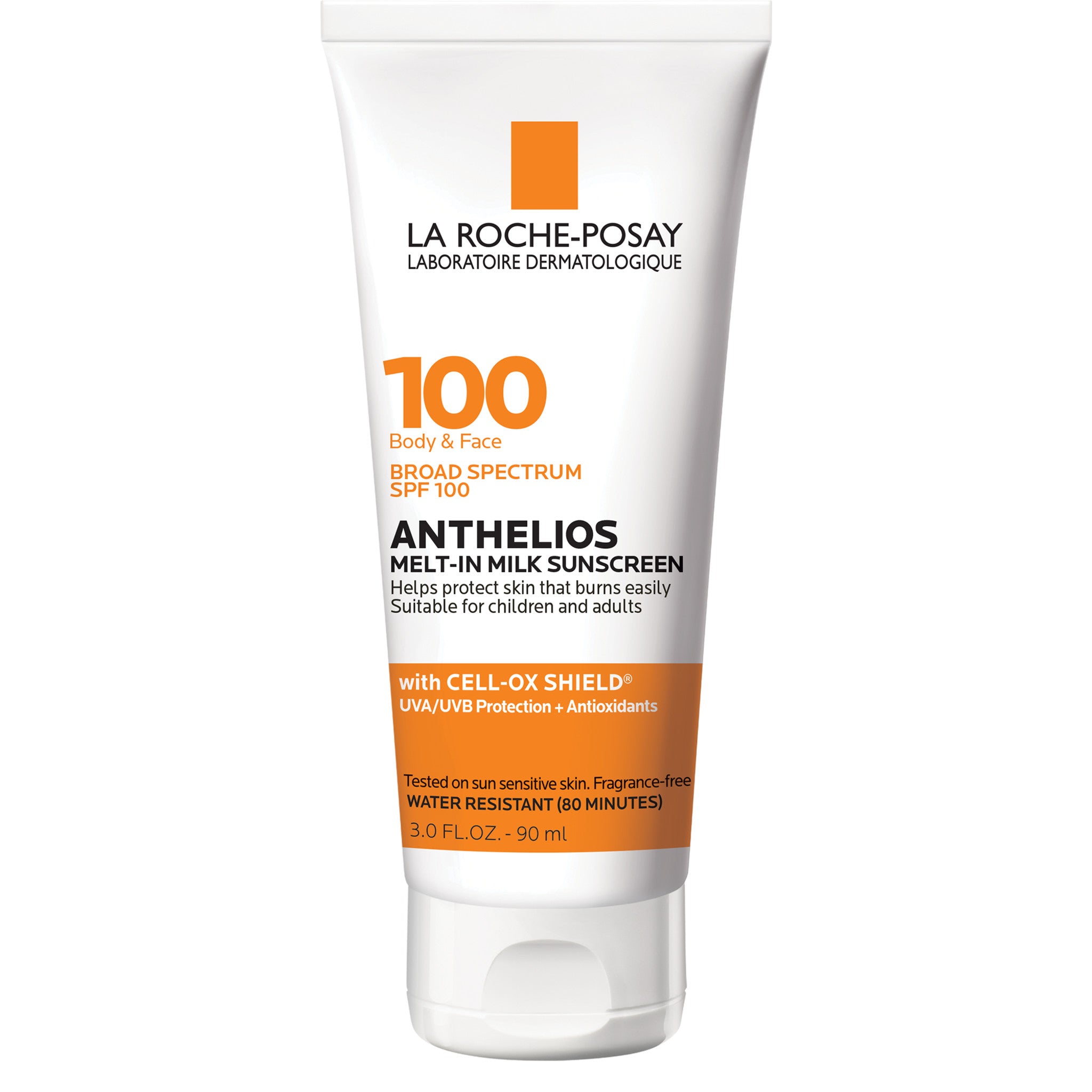 La Roche-Posay Anthelios Melt-in Milk Body and Face Sunscreen Lotion Broad Spectrum SPF 100 main image.