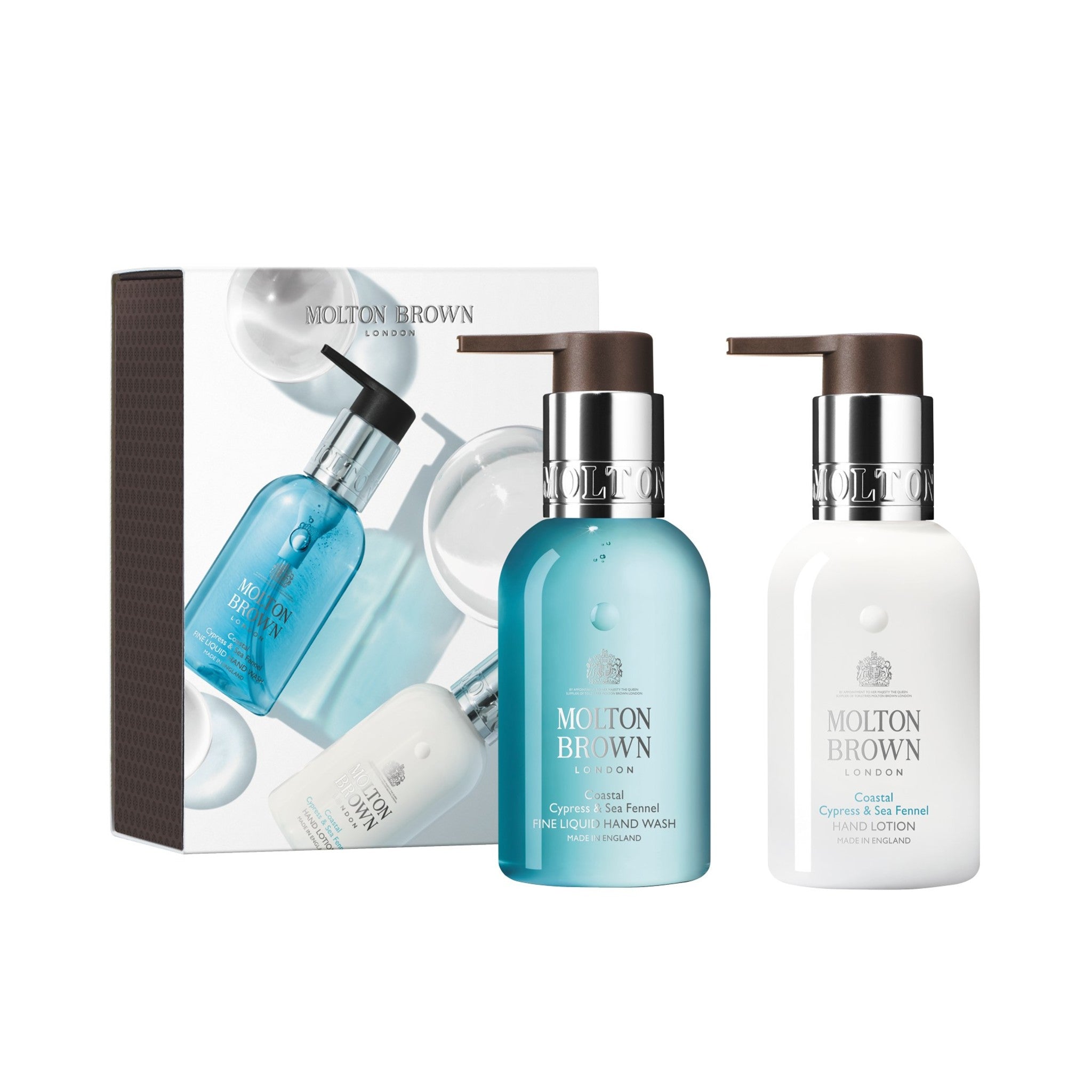 Molton Brown Coastal Cypress and Sea Fennel Hand Care Collection main image.