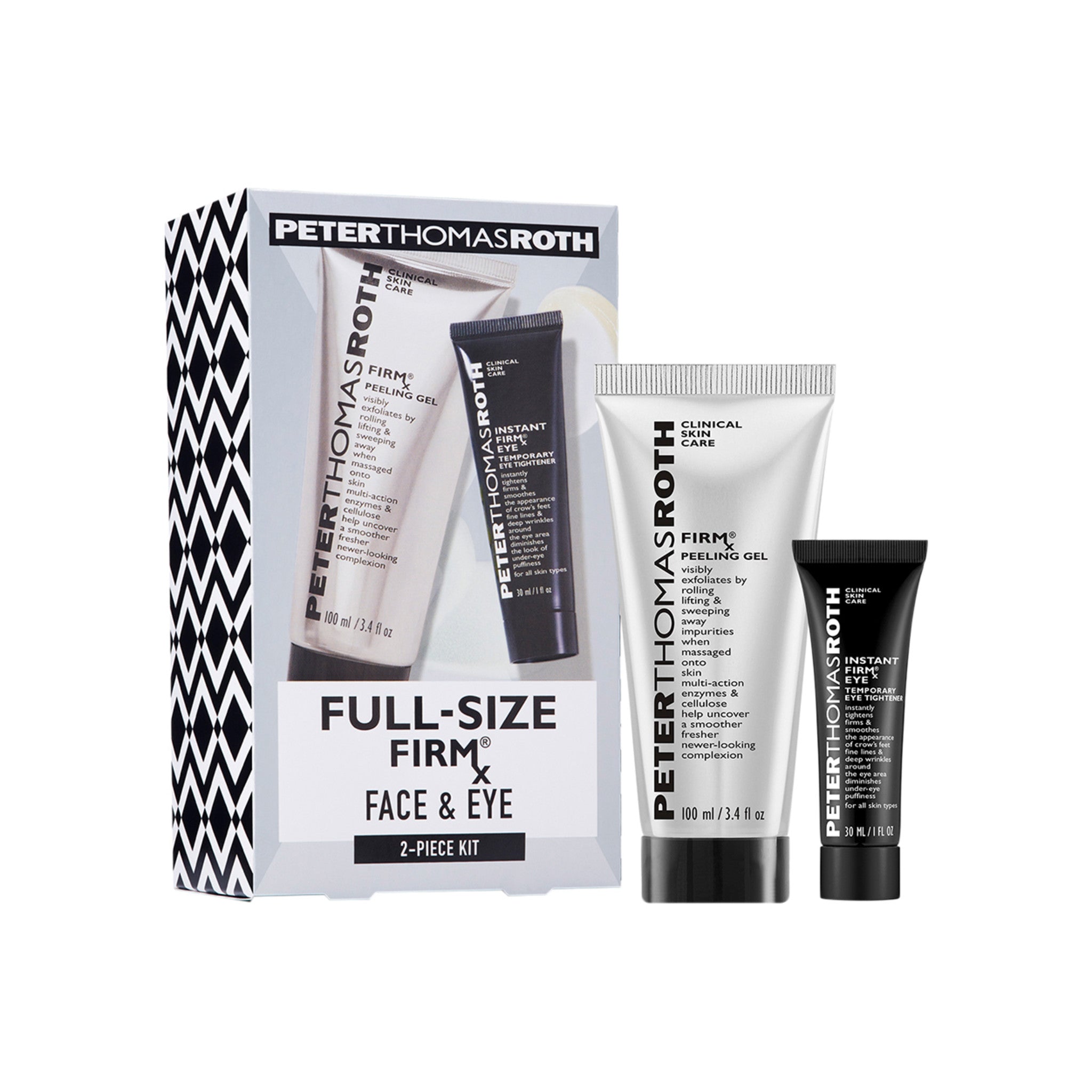 Peter Thomas Roth FIRMx Full-Size Face and Eye Power Pair 2-Piece Kit main image.