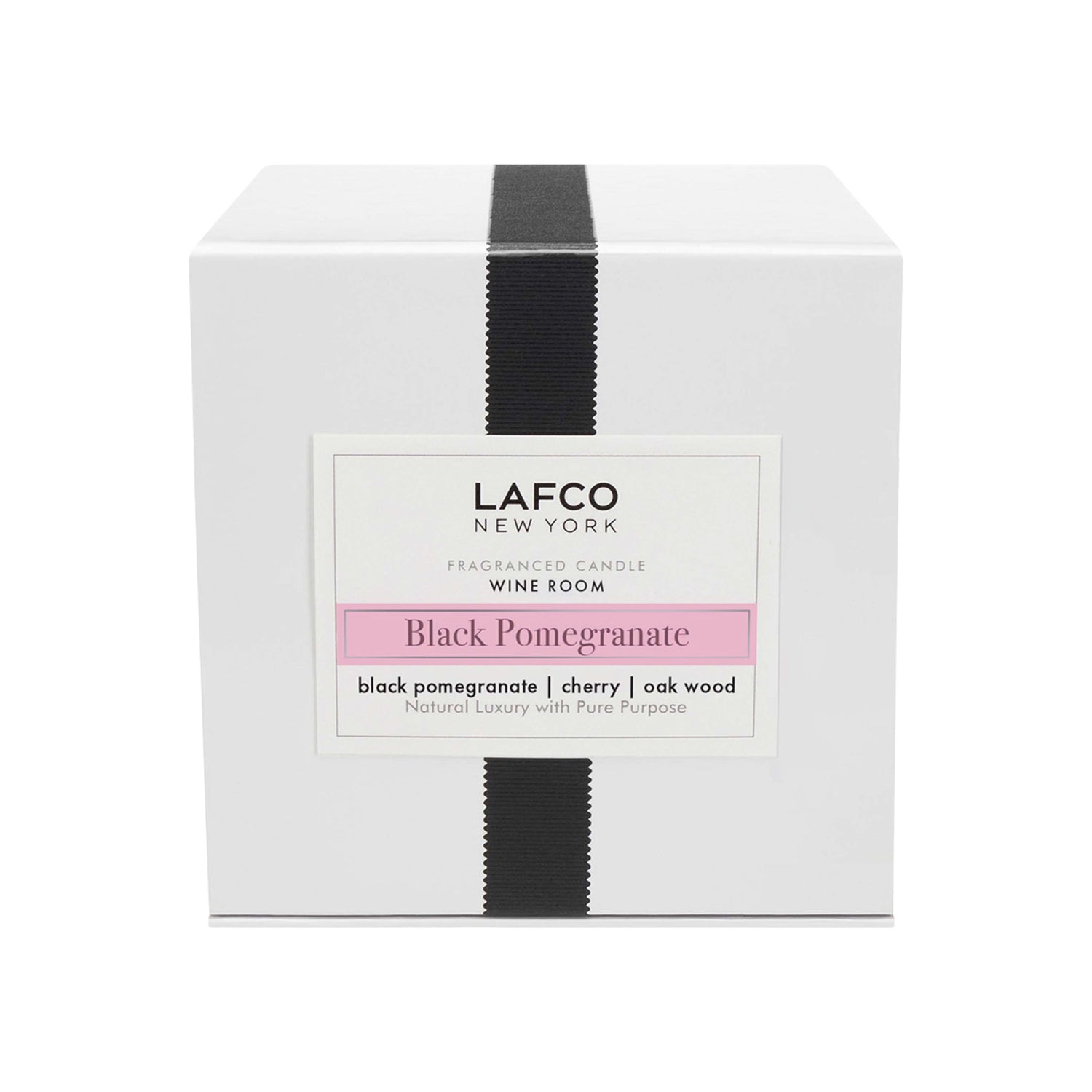 Lafco Black Pomegranate Signature Candle box image.