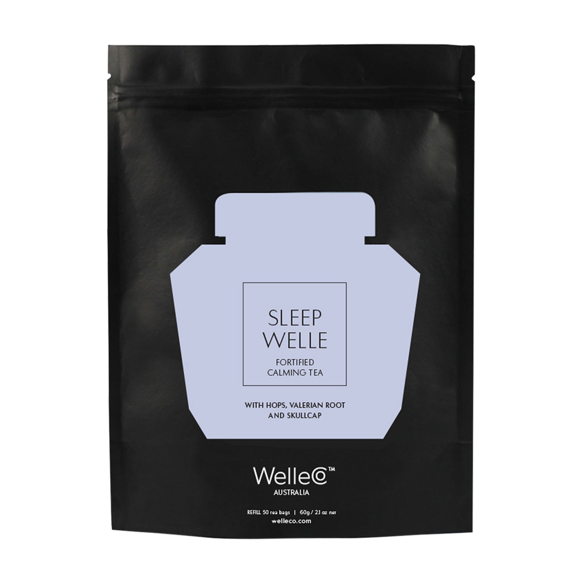 WelleCo Sleep Welle Calming Tea Refill main image.