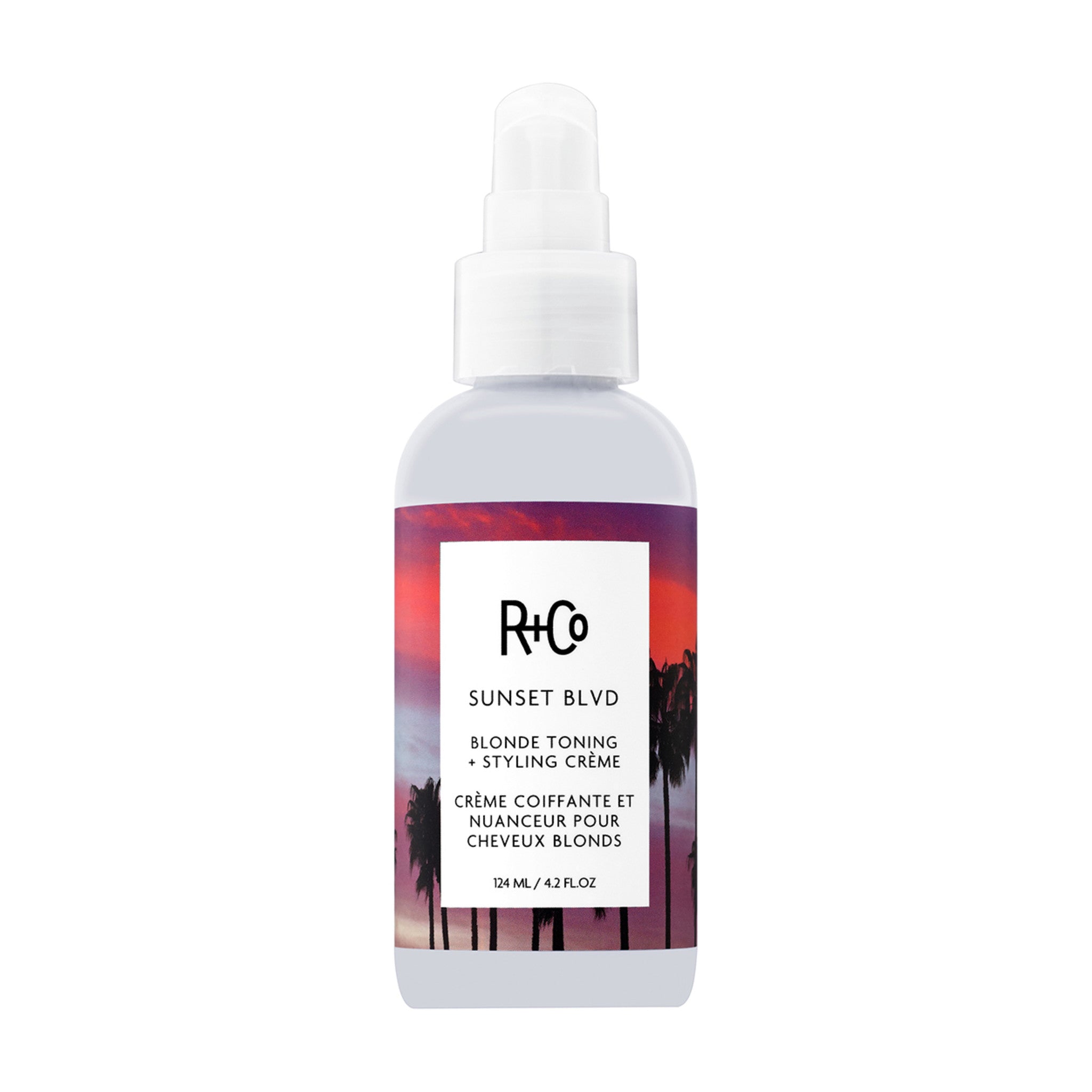 R+Co Sunset Blvd. Blonde Toning Styling Creme main image. This product is for blonde hair