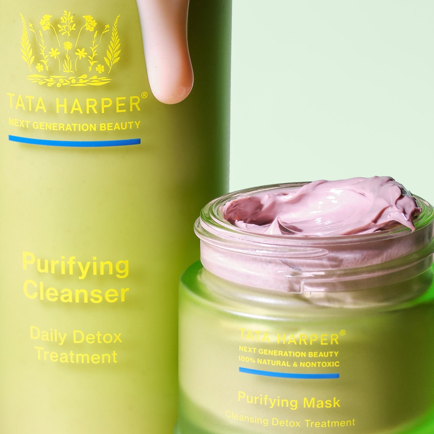 Tata Harper Purifying Mask lifestyle image .