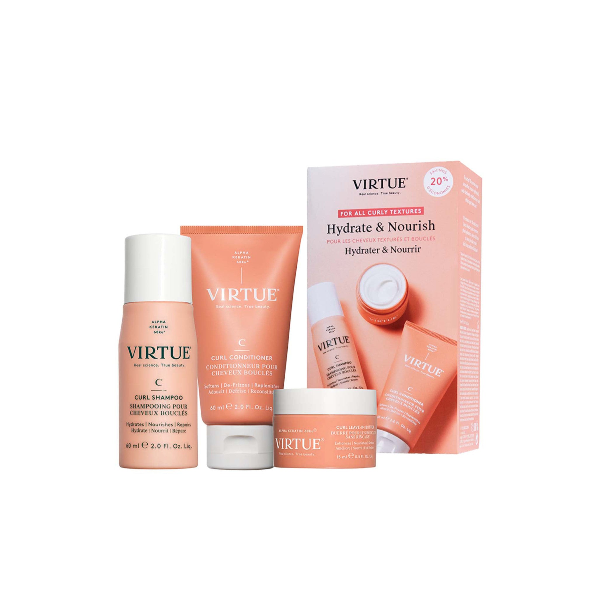 Virtue Curl Discovery Kit main image.