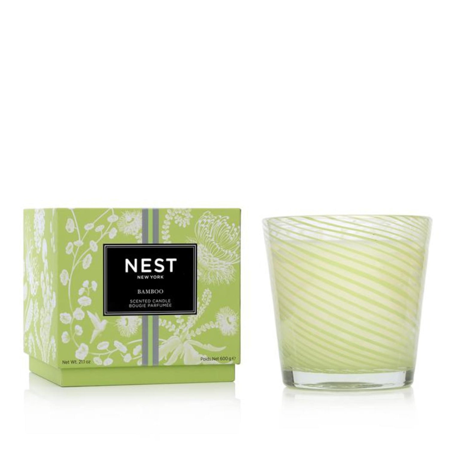 Limited edition Nest Bamboo Specialty 3-Wick Candle main image.