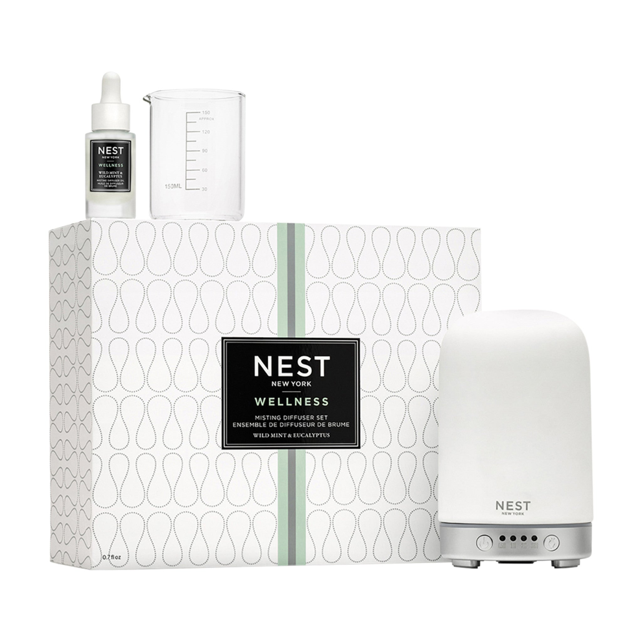 Nest Misting Diffuser Set With Wild Mint and Eucalyptus main image.