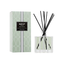 Nest Wild Mint and Eucalyptus Reed Diffuser main image.