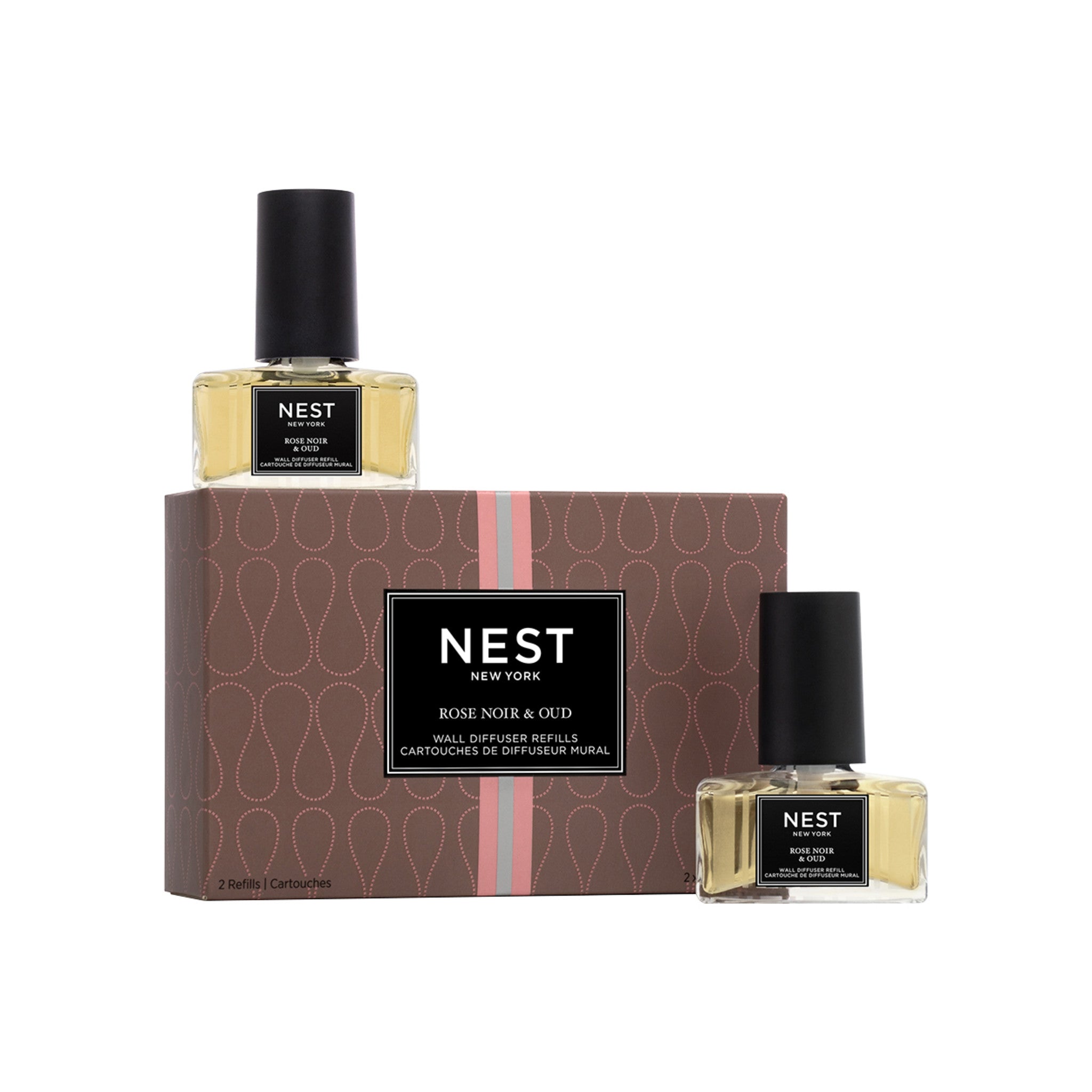 Nest Rose Noir and Oud Wall Diffuser Refill main image.
