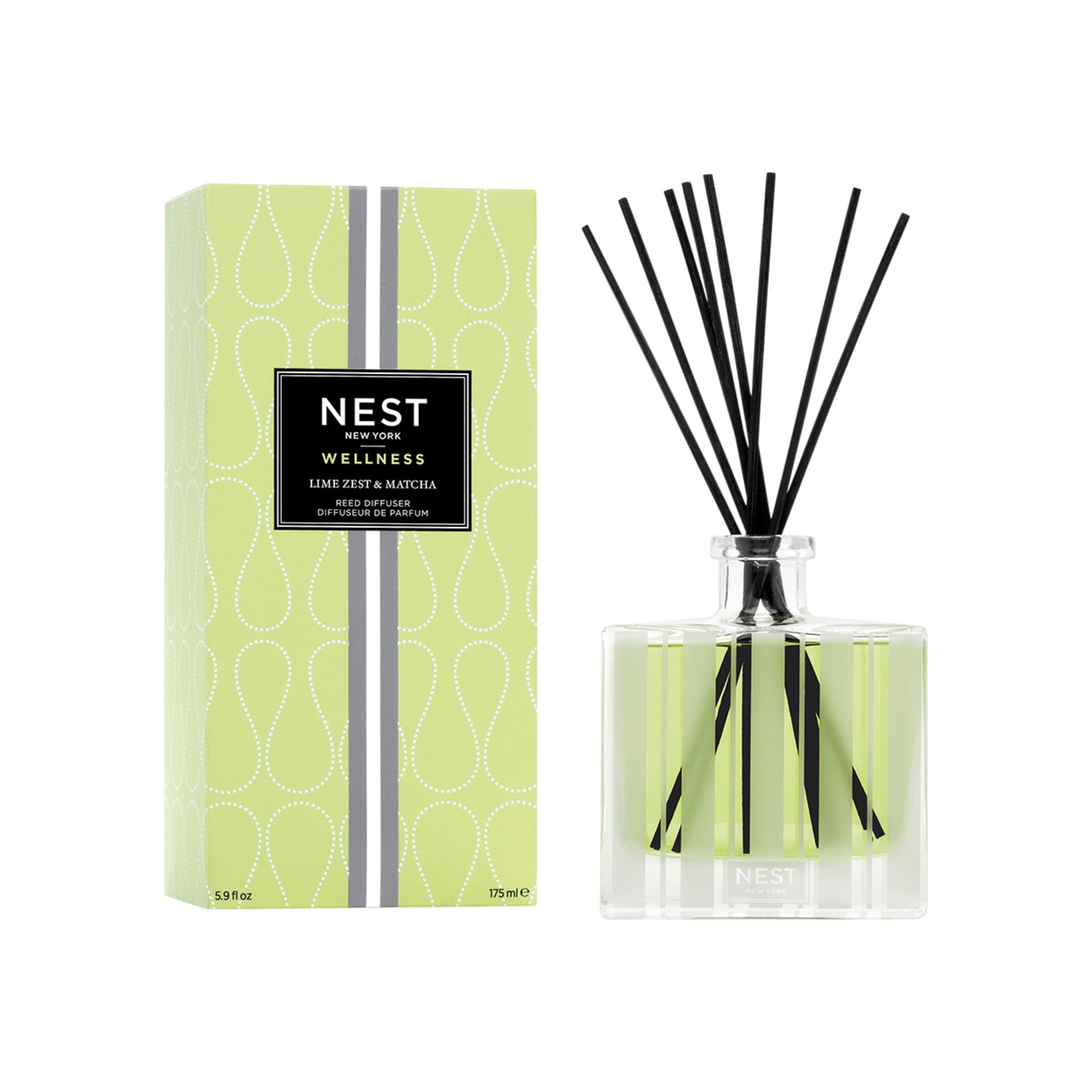 Nest Lime Zest and Matcha Reed Diffuser main image.