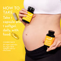 Hum Womb Service Step 1 and Step 2 Dietary Supplements infographics image .