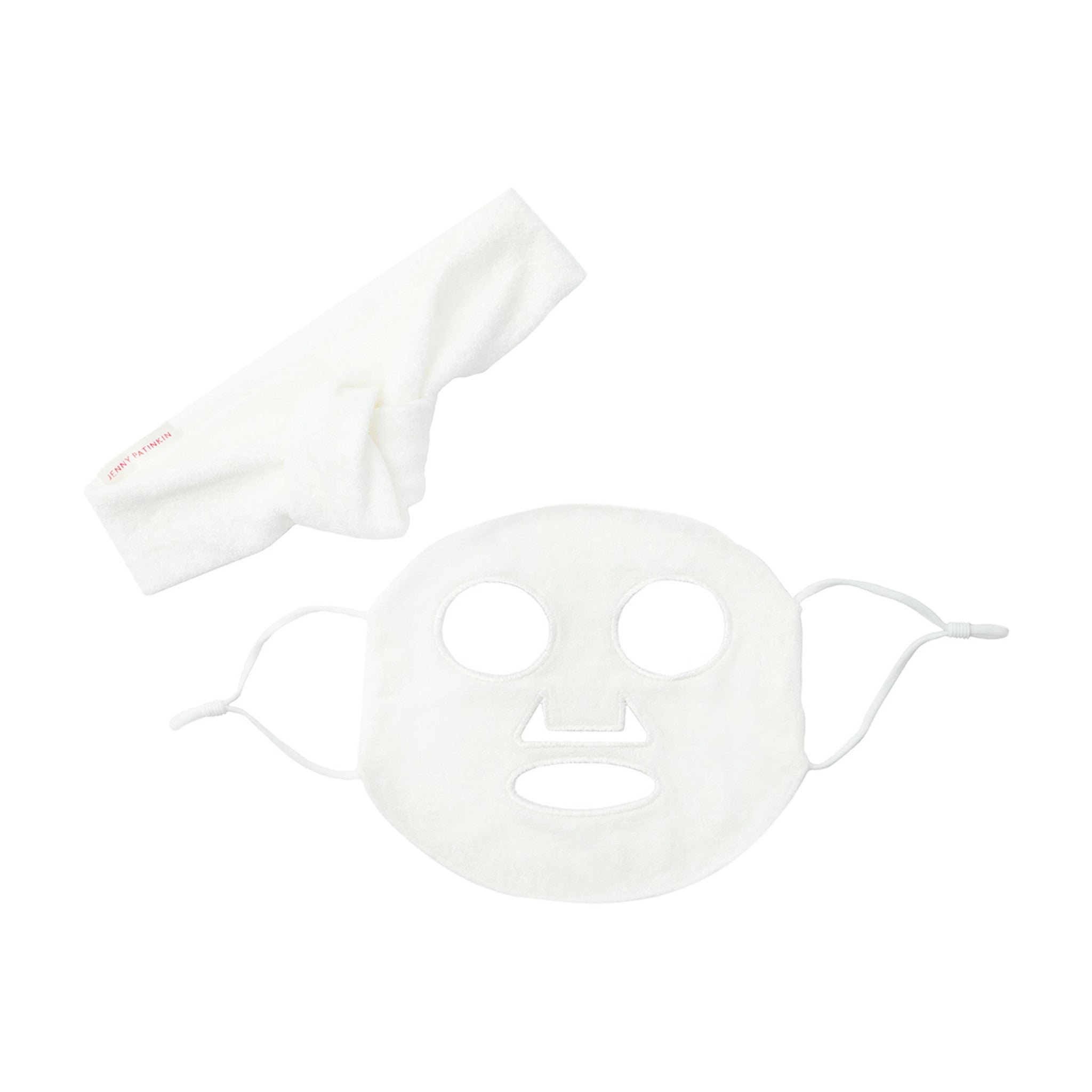 Jenny Patinkin Pure Luxury Organic Reusable Sheet Mask With Matching Spa Headband main image.