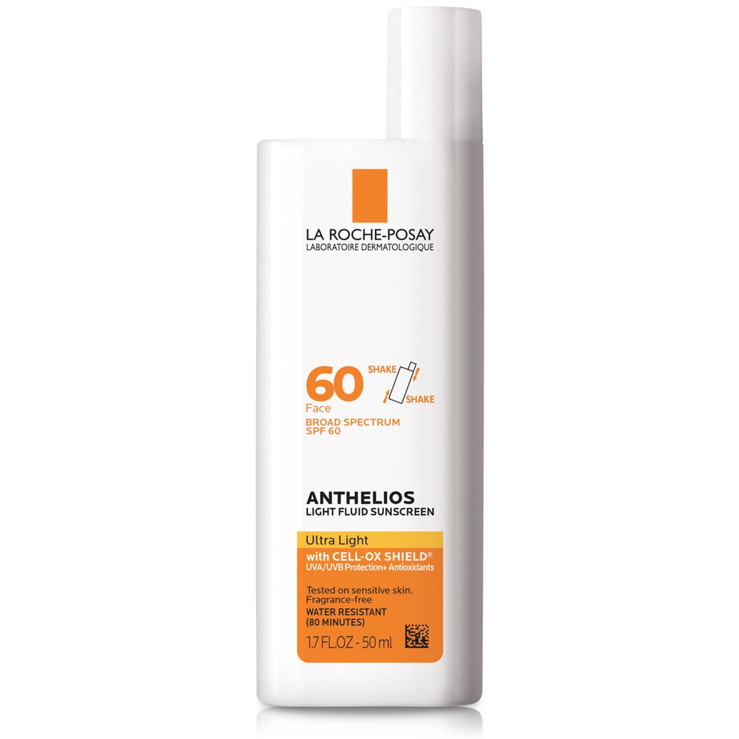 La Roche-Posay Anthelios Ultra-Light Fluid Face Sunscreen SPF 60 main image.