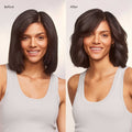 T3 Loose Waves 1.5" Straight Barrel before and after image 3 .