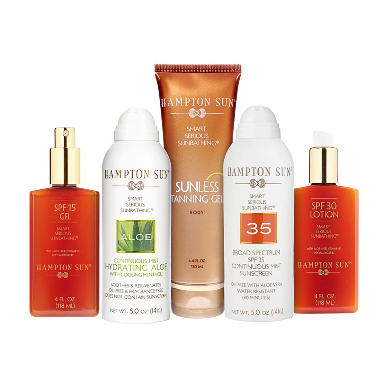 Hampton Sun Gel SPF 15 brand collection image .