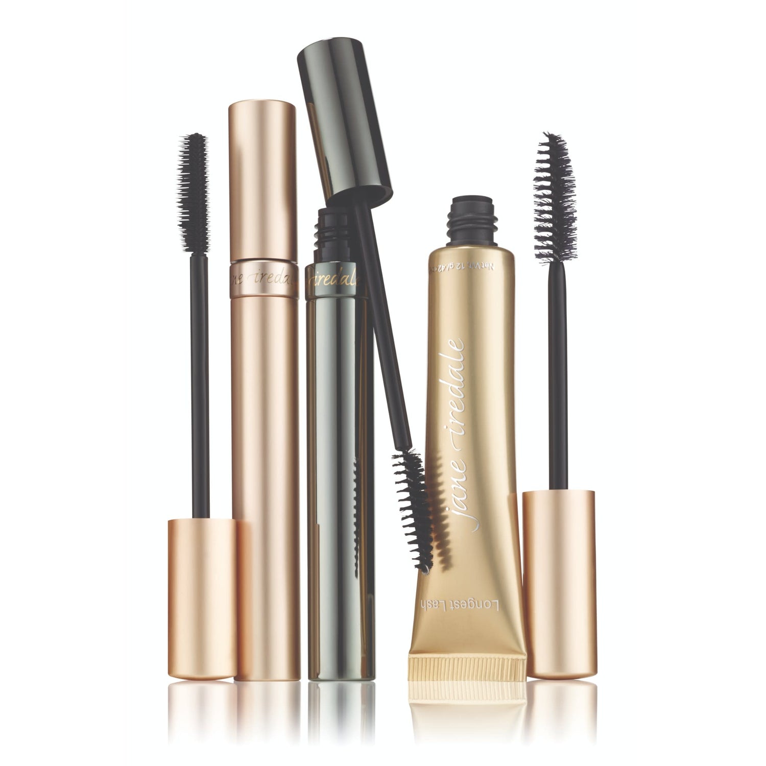 Jane Iredale Longest Lash Thickening and Lengthening Mascara brand collection image . This product is in the color black