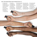 Bobbi Brown Skin Long-Wear Weightless Foundation SPF 15 group model image . This product is in the color nude, for light neutral peach complexions