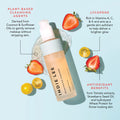 Indie Lee Brightening Cleanser infographics image .