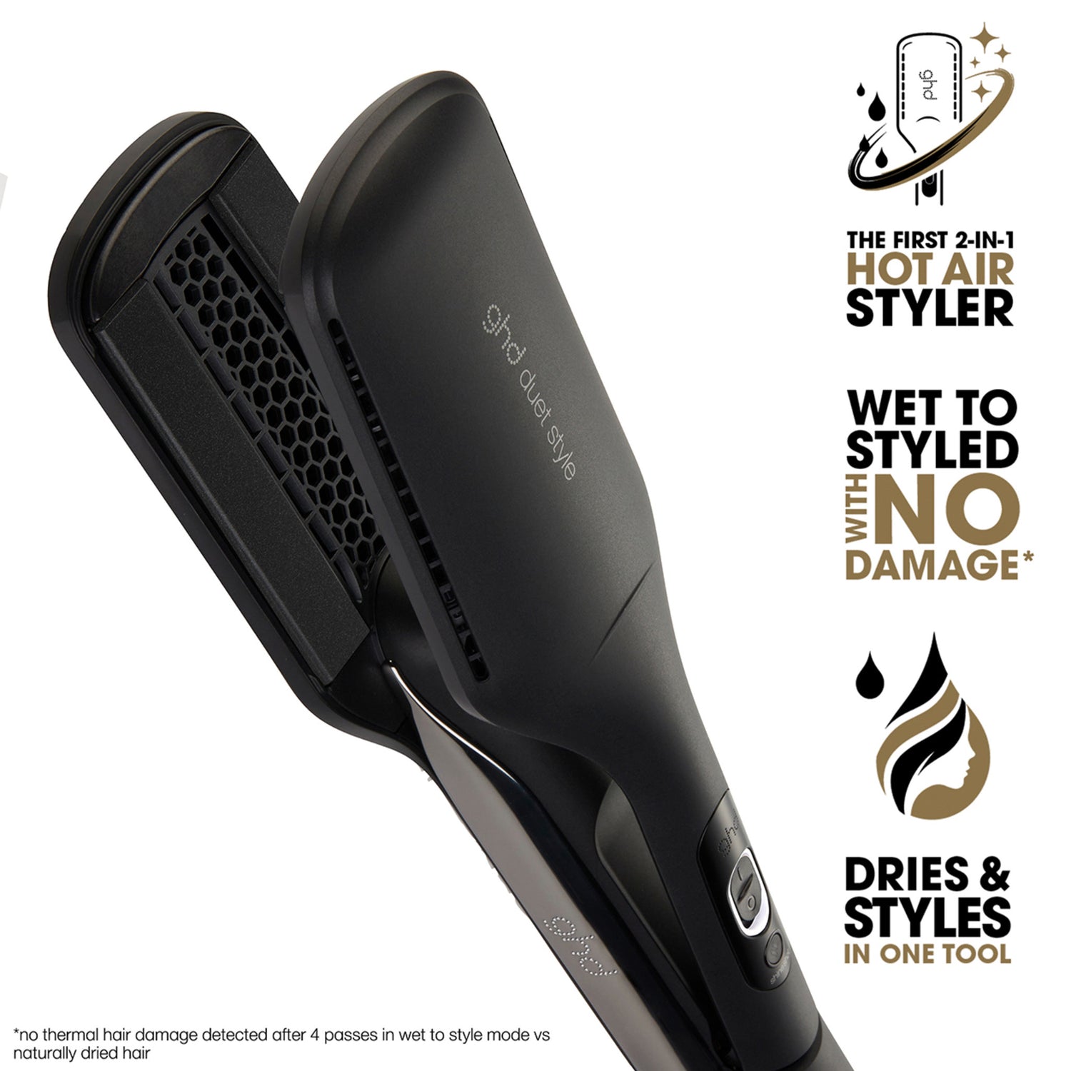 GHD Duet Style 2-in-1 Hot Air Styler infographics image 2 .