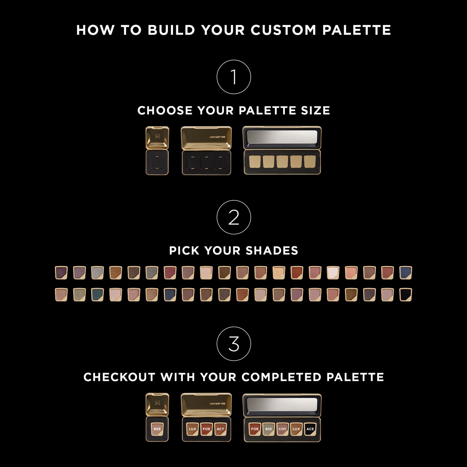 Hourglass Curator Palette infographics image .