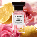 Tom Ford Rose d'amalfi infographics image .