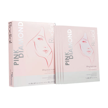 Rodial Pink Diamond Lifting Mask 4 Count main image.