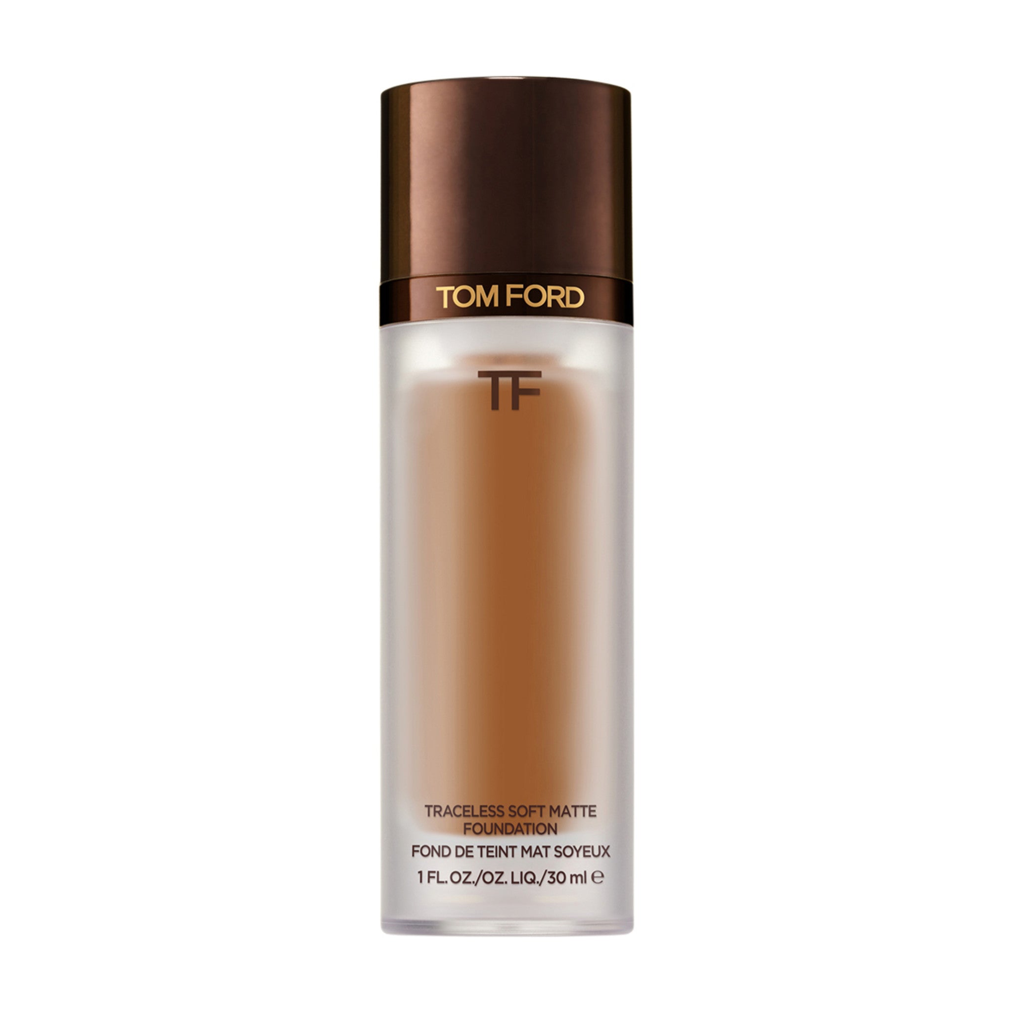 Tom Ford Traceless Soft Matte Foundation Color/Shade variant: 9.7 Cool Dusk (Dark-deep, cool undertone) main image. This product is for deep cool complexions