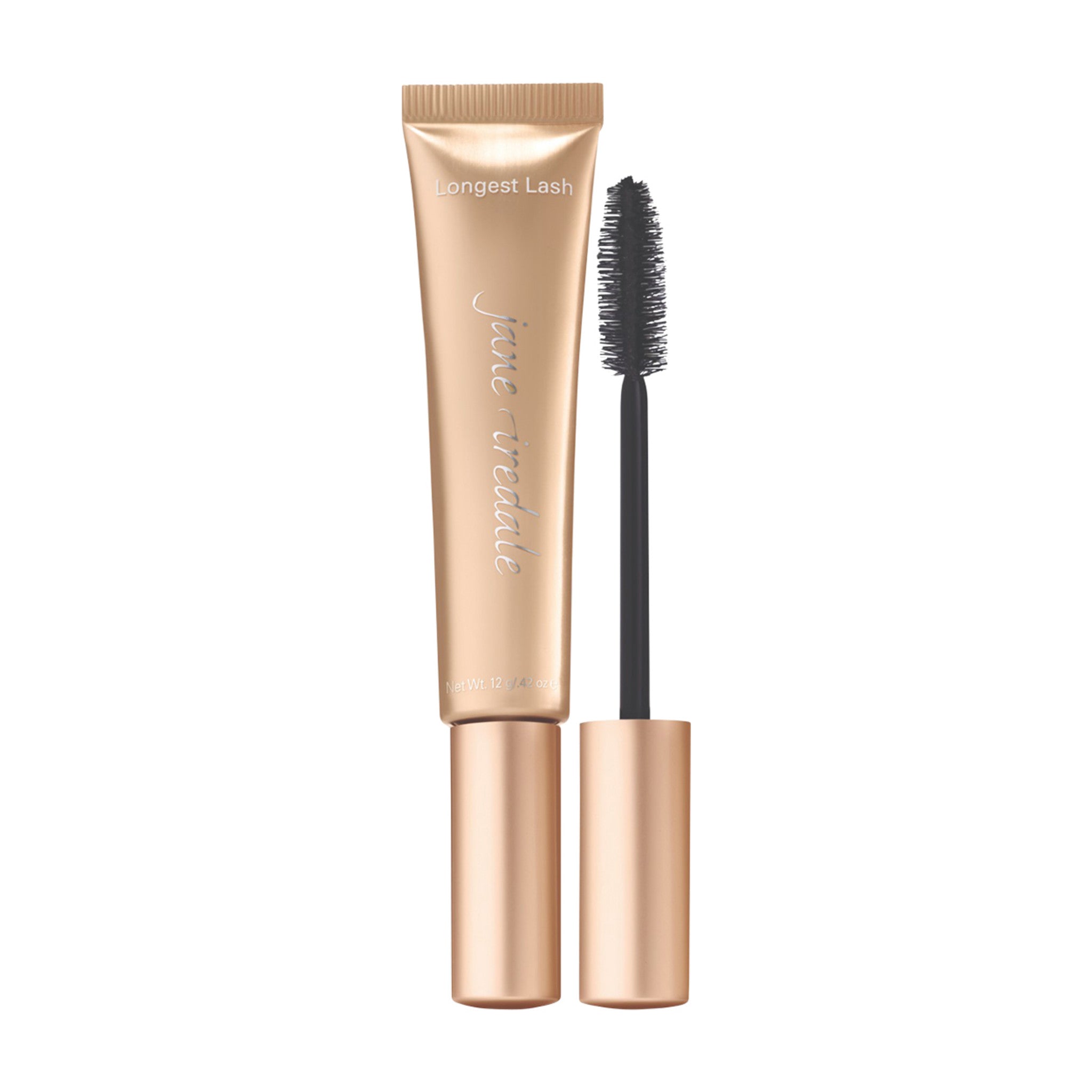 Jane Iredale Longest Lash Thickening and Lengthening Mascara Color/Shade variant: Black Ice main image. This product is in the color black