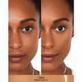 Nars Sheer Glow Foundation Color/Shade variant: Cádiz MD3 before and after image . This product is for deep neutral golden complexions