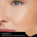 Nars Laguna Bronzing Cream Color/Shade variant: Laguna 01 shade comparison image .