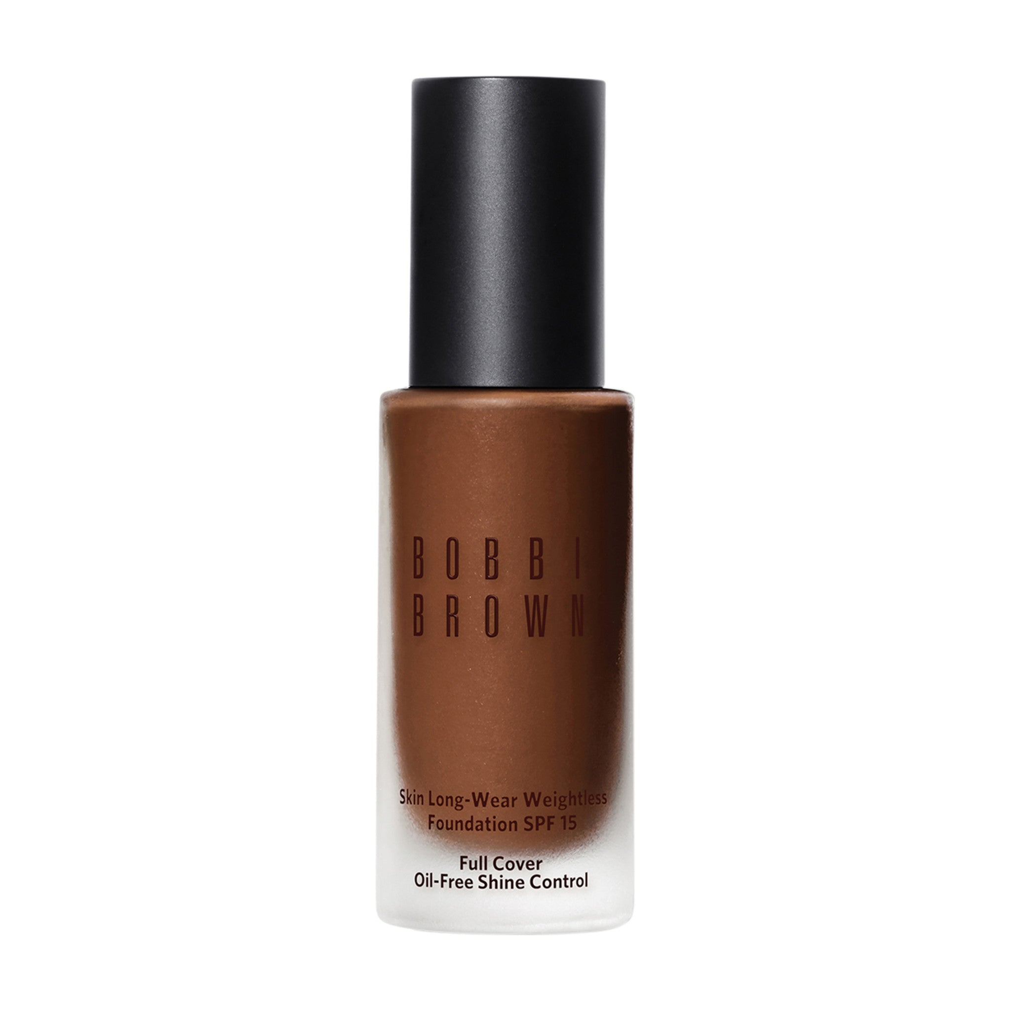Bobbi Brown Skin Long-Wear Weightless Foundation SPF 15 Color/Shade variant: Neutral Walnut (N-090) main image. This product is in the color nude, for deep neutral peach complexions