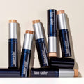 Lune+Aster Dawn to Dusk Foundation Stick Color/Shade variant: Porcelain lifestyle image 2 . This product is for light complexions