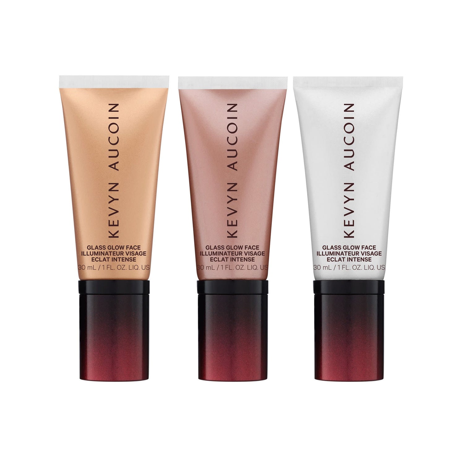 Kevyn Aucoin Glass Glow Face Liquid Illuminator Color/Shade variant: Prism Rose lifestyle image . This product is in the color pink