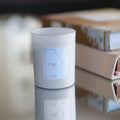 L’Avant Collective Fresh Linen Candle Color/Shade variant: White lifestyle image .