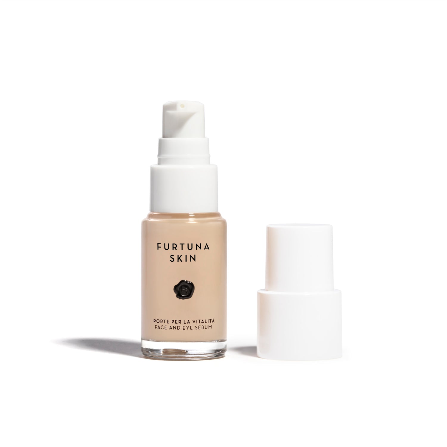 Furtuna Skin Porte Per La Vitalita Face and Eye Serum Size variant: 0.5 oz | 15 ml open container image.