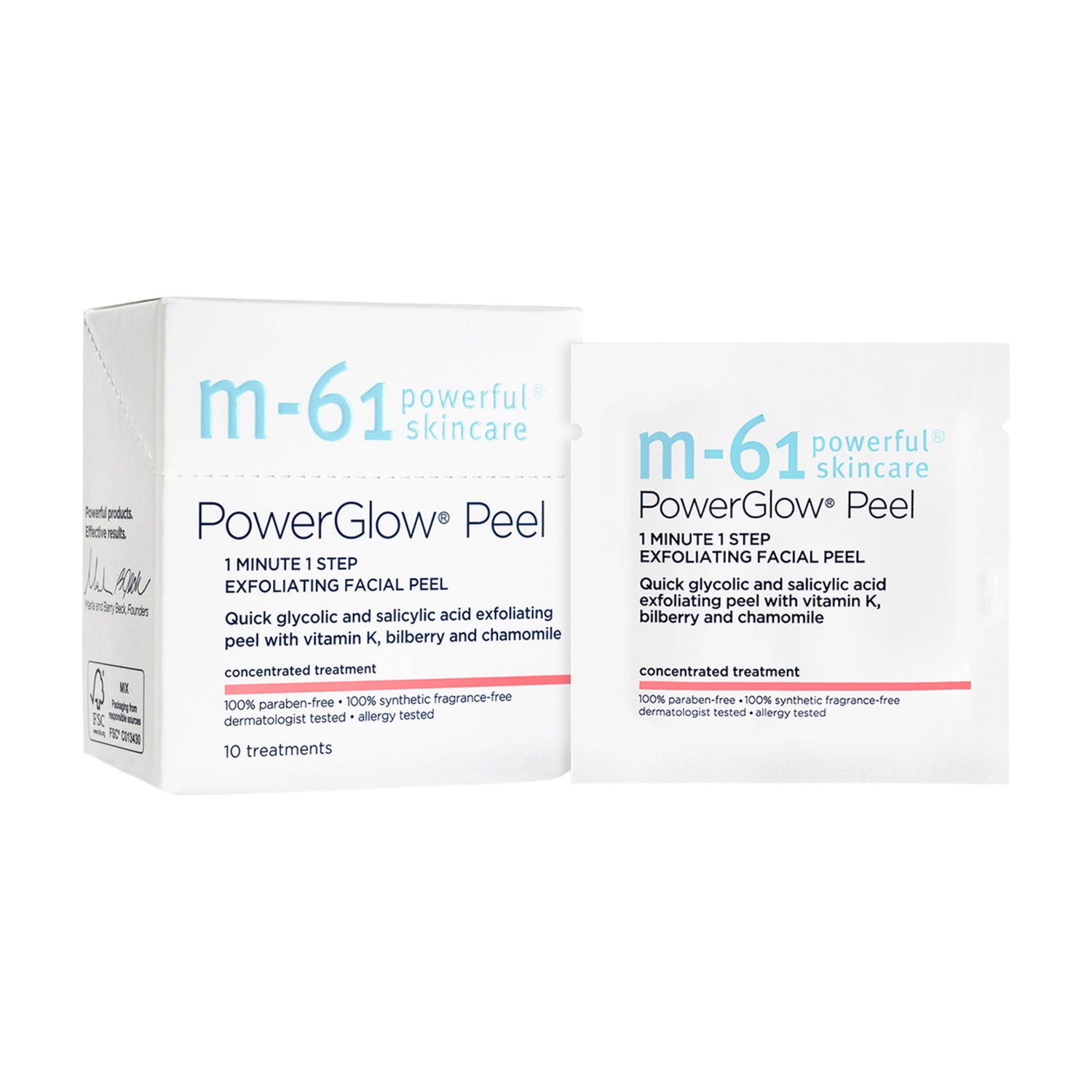 M-61 PowerGlow Peel Size variant: 10 treatments main image.