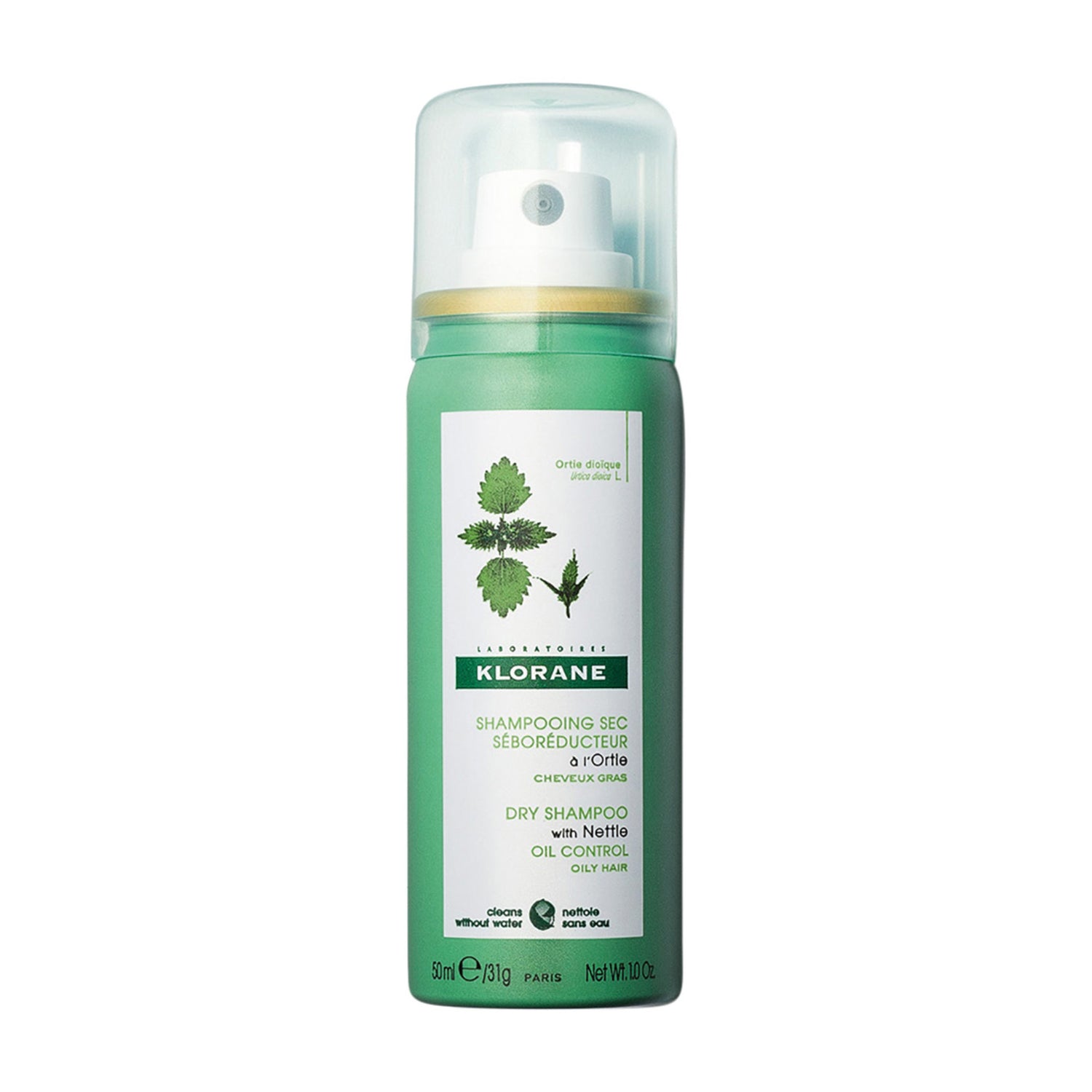 Klorane Dry Shampoo With Nettle Size variant: 1 oz | 50 ml main image.