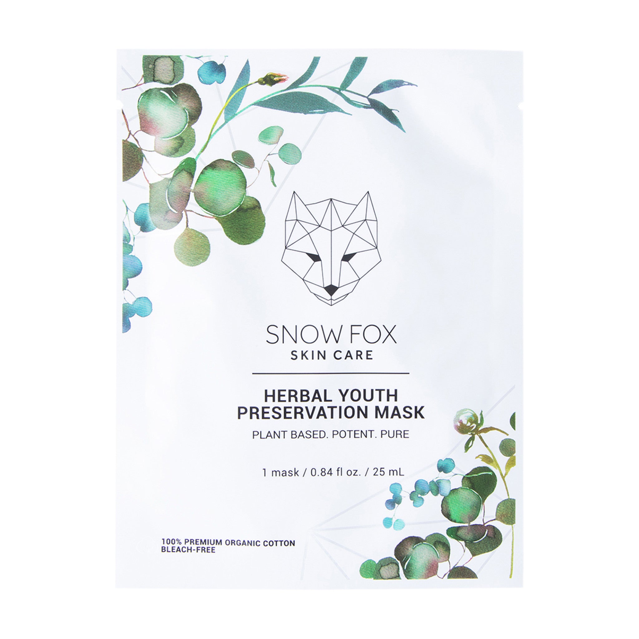 Snow Fox Skincare Herbal  Youth Preservation Mask Size variant: 1 Treatment main image.