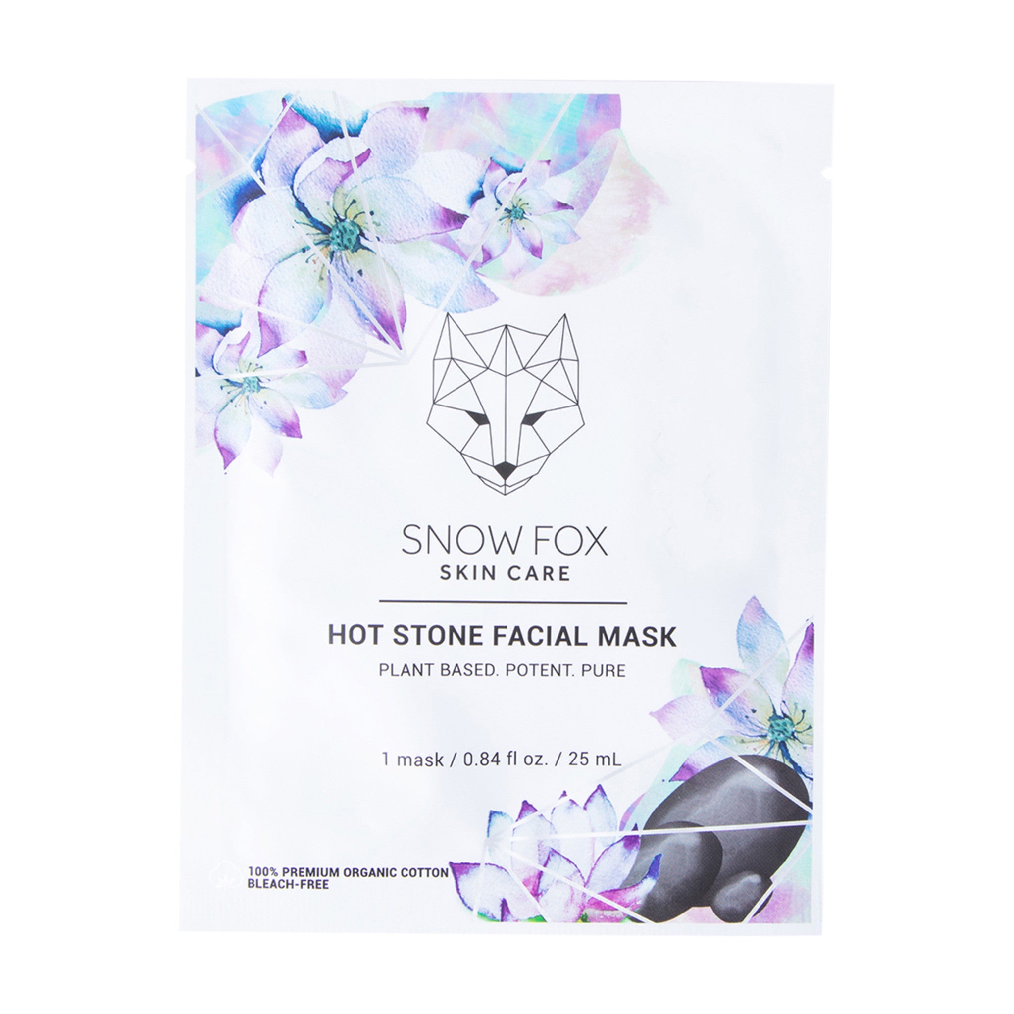 Snow Fox Skincare Hot Stone Facial Mask Size variant: 1 Treatment main image.