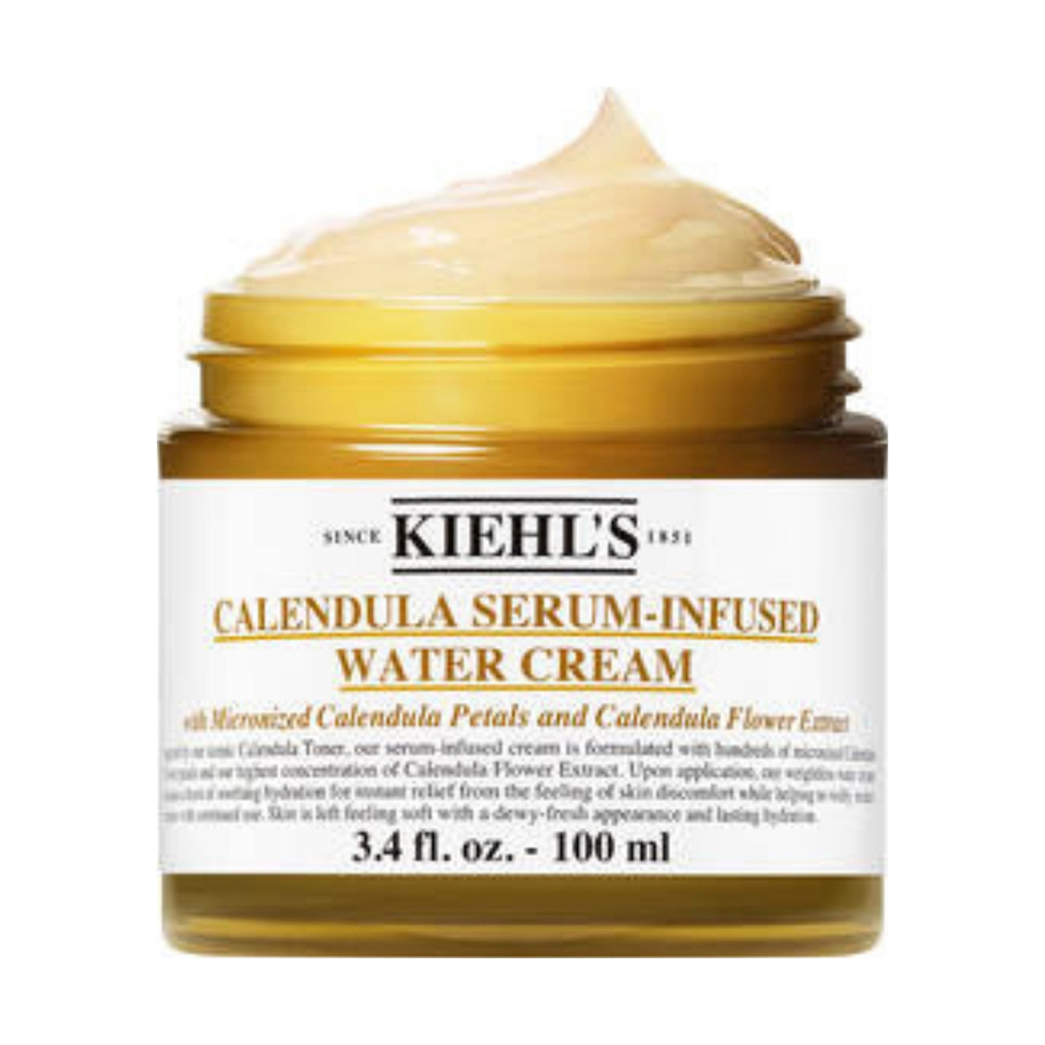 Kiehl's Since 1851 Calendula Serum-Infused Water Cream Size variant: 3.4 fl oz | 100 ml main image.
