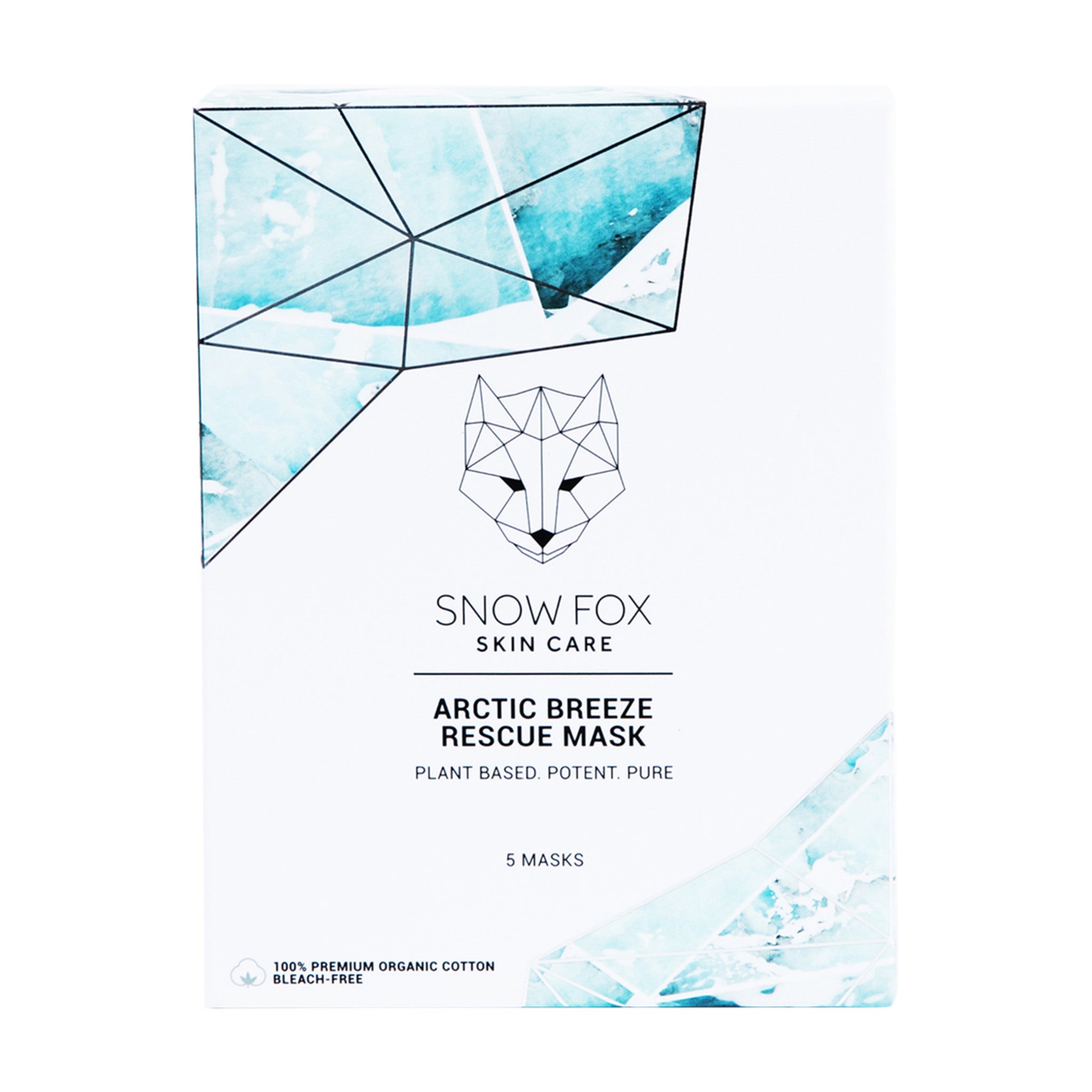 Snow Fox Skincare Arctic Breeze Rescue Mask Size variant: 5 Treatments main image.