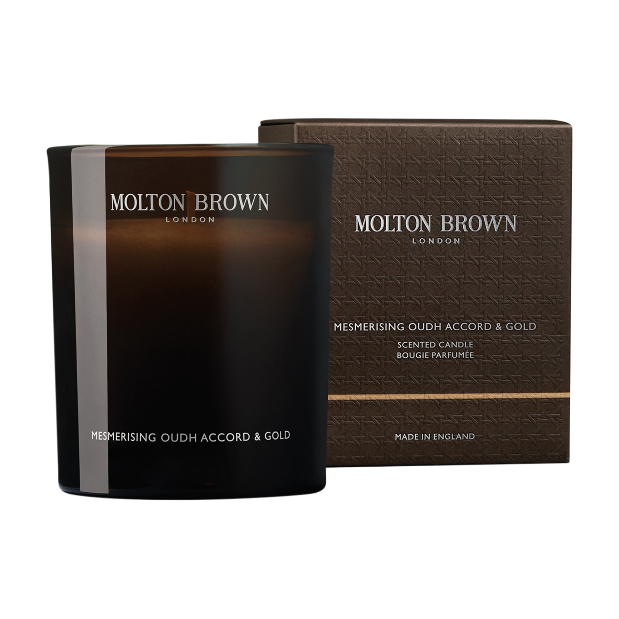 Molton Brown Mesmerizing Oudh Accord and Gold Candle Size variant: 6.7 oz (Signature) main image.