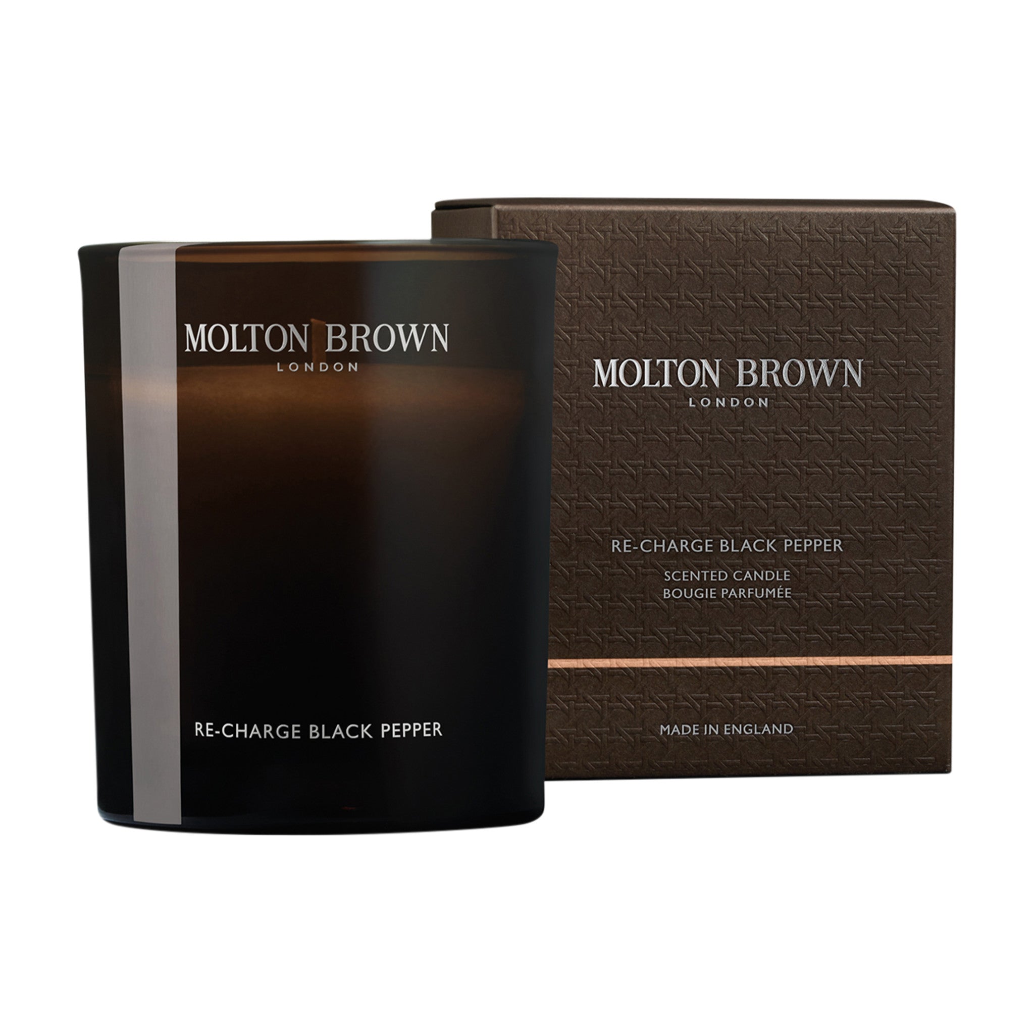 Molton Brown Re-Charge Black Pepper Candle Size variant: 6.7 oz (Signature) main image.